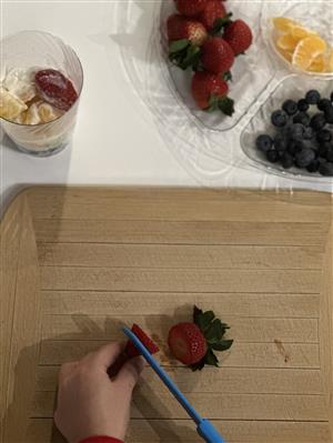 Creating healthy snacks with Fun with Food