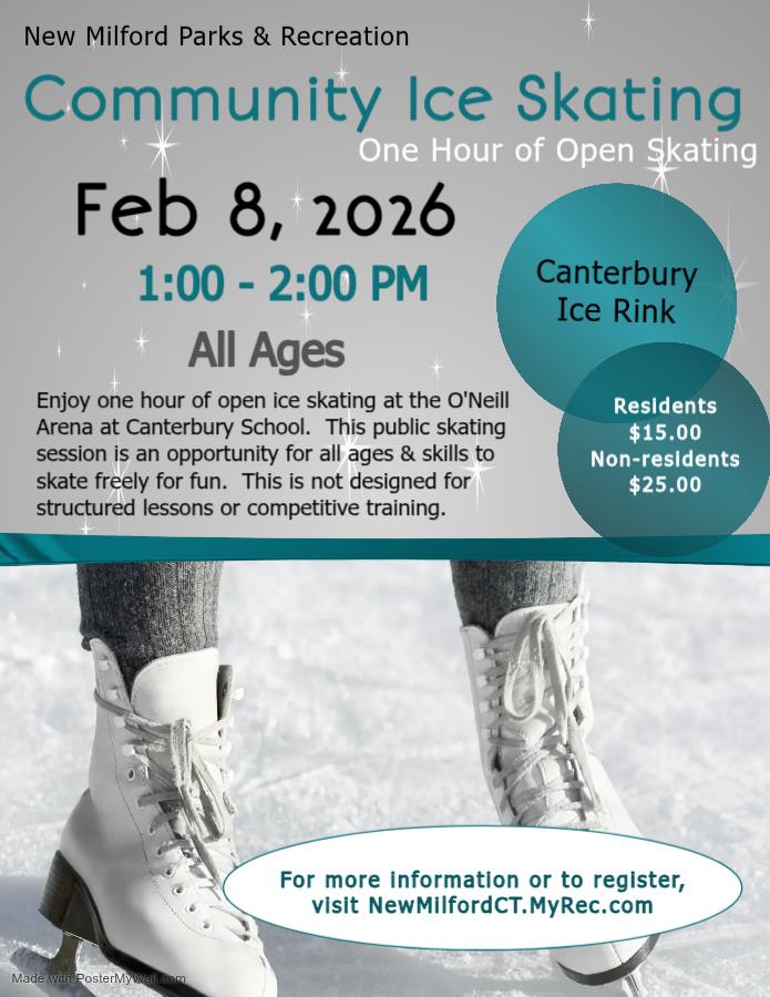 ice skating flyer information