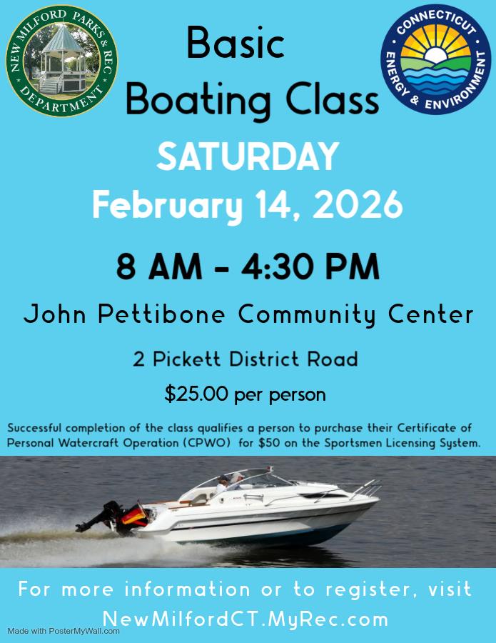 boating class information flyer