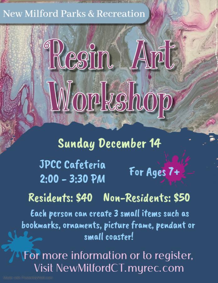resin workshop december 2025