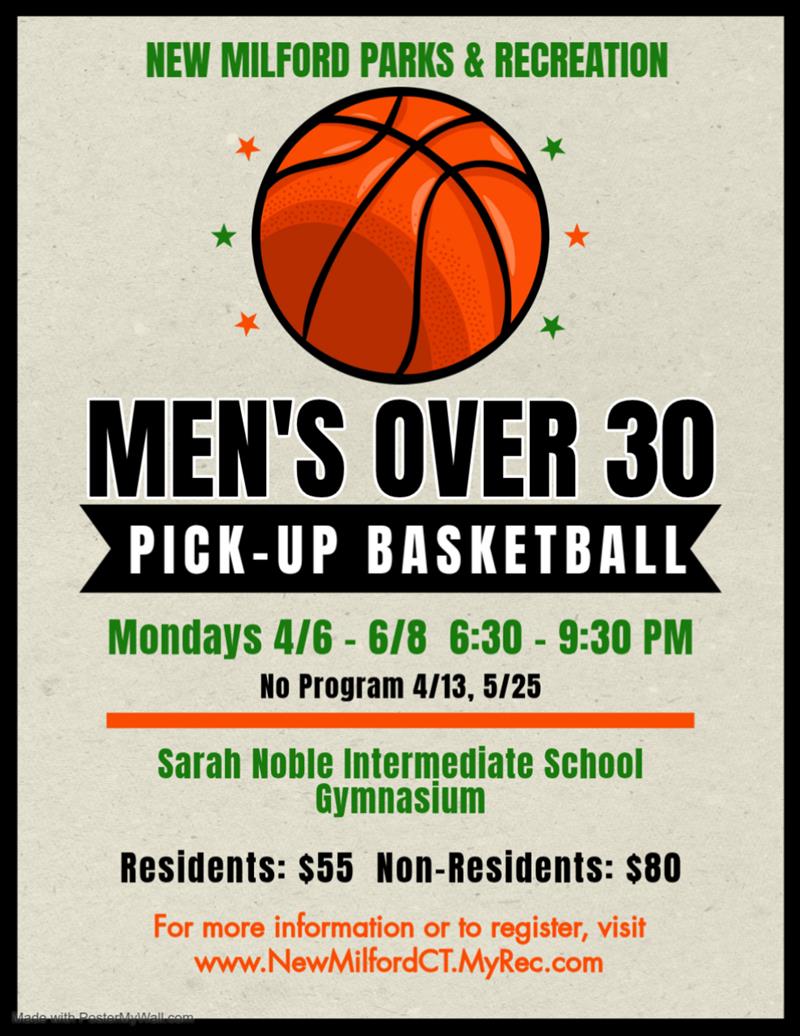 30+ basketball mens league